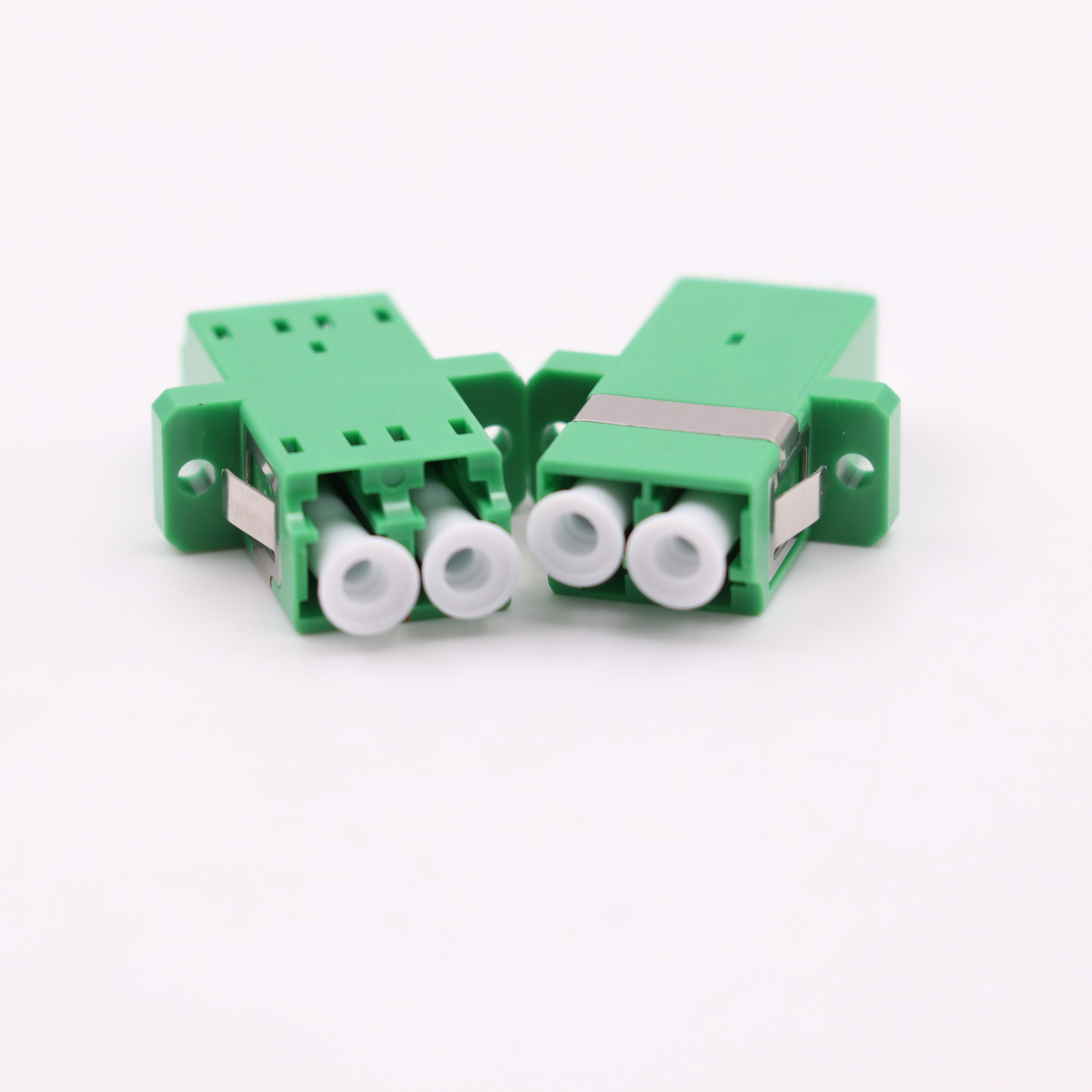 LC/APC Fiber Optic Adapter Green Color Fiber Coupler Duplex Single Mode LC Optical Connector For Network